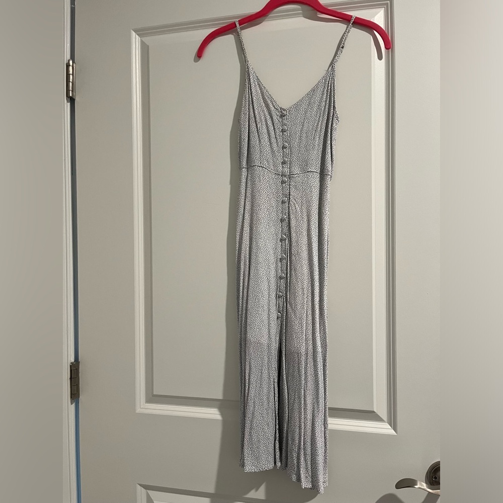 Summer dress with button detail
